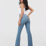 Majestic™ Pantalones de mezclilla con cintura cruzada