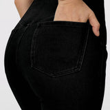 Majestic™ Pantalones de mezclilla con cintura cruzada