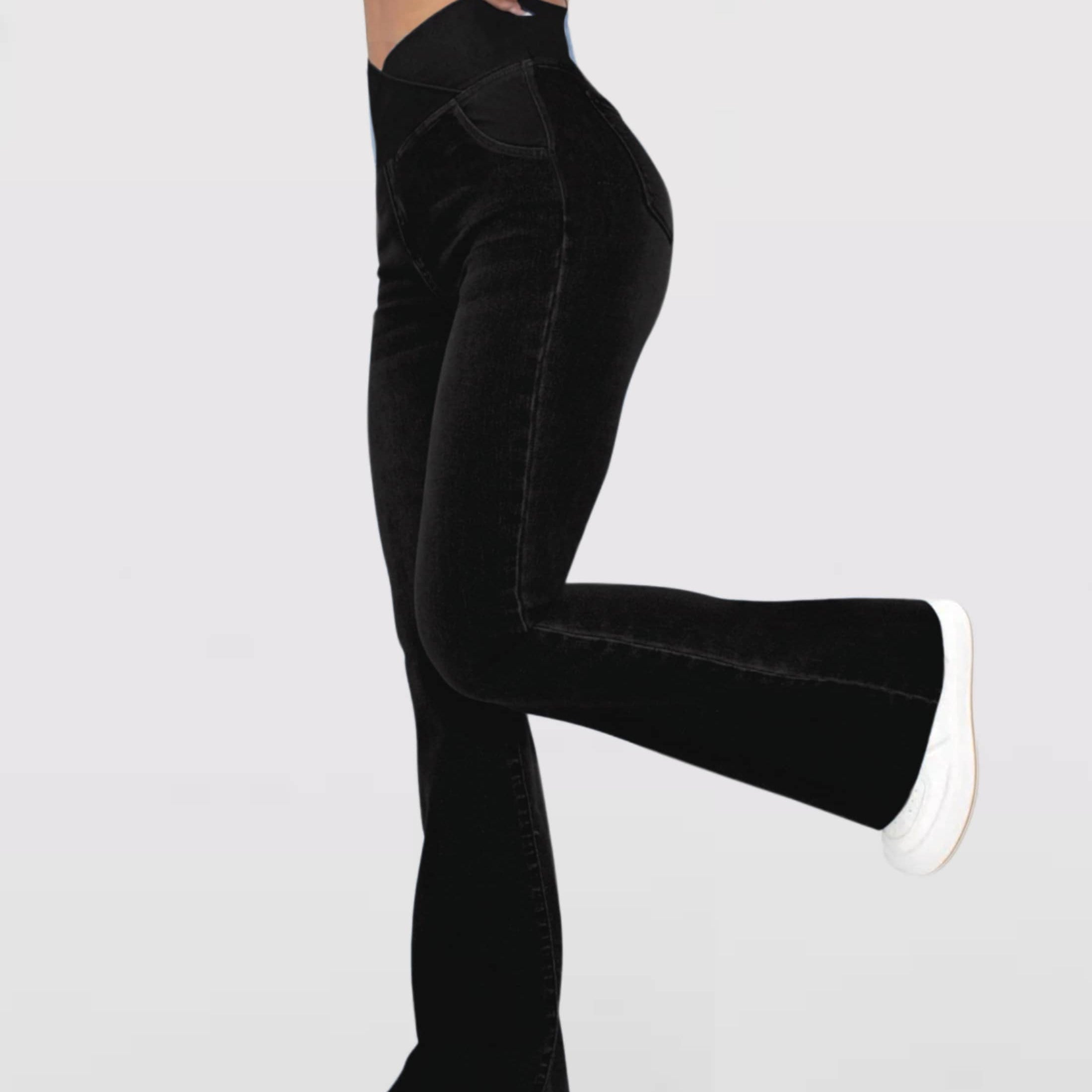 Majestic™ Pantalones de mezclilla con cintura cruzada