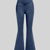Majestic™ Pantalones de mezclilla con cintura cruzada