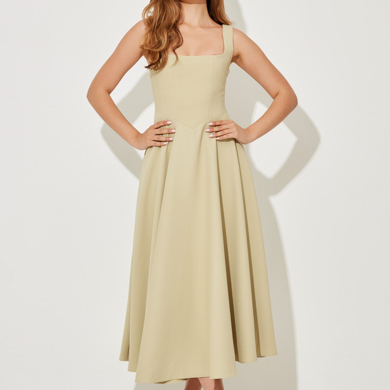 Amelia™ | Vestido midi fluido y atemporal