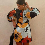 Citra ™ vestido con mangas abullonadas