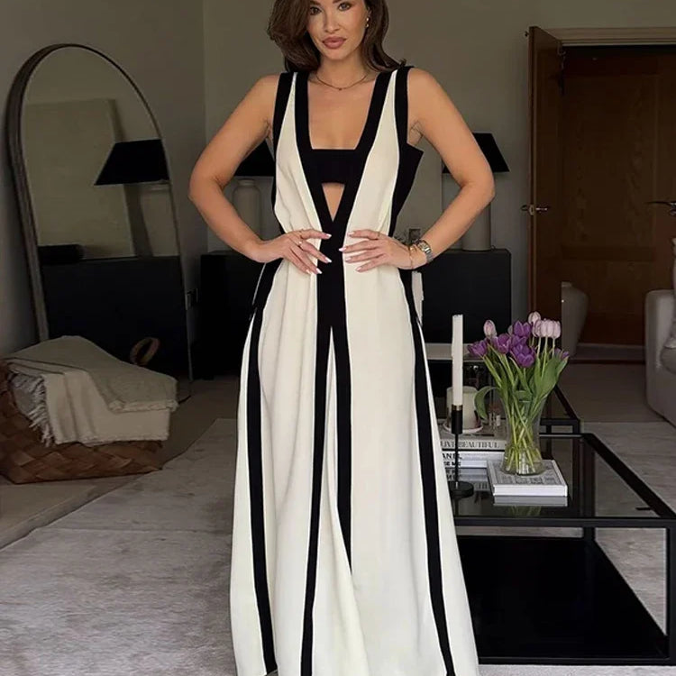 Rue ™ vestido de lineas