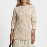 Daina | Vestido de punto con detalles trenzados