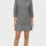 Daina | Vestido de punto con detalles trenzados