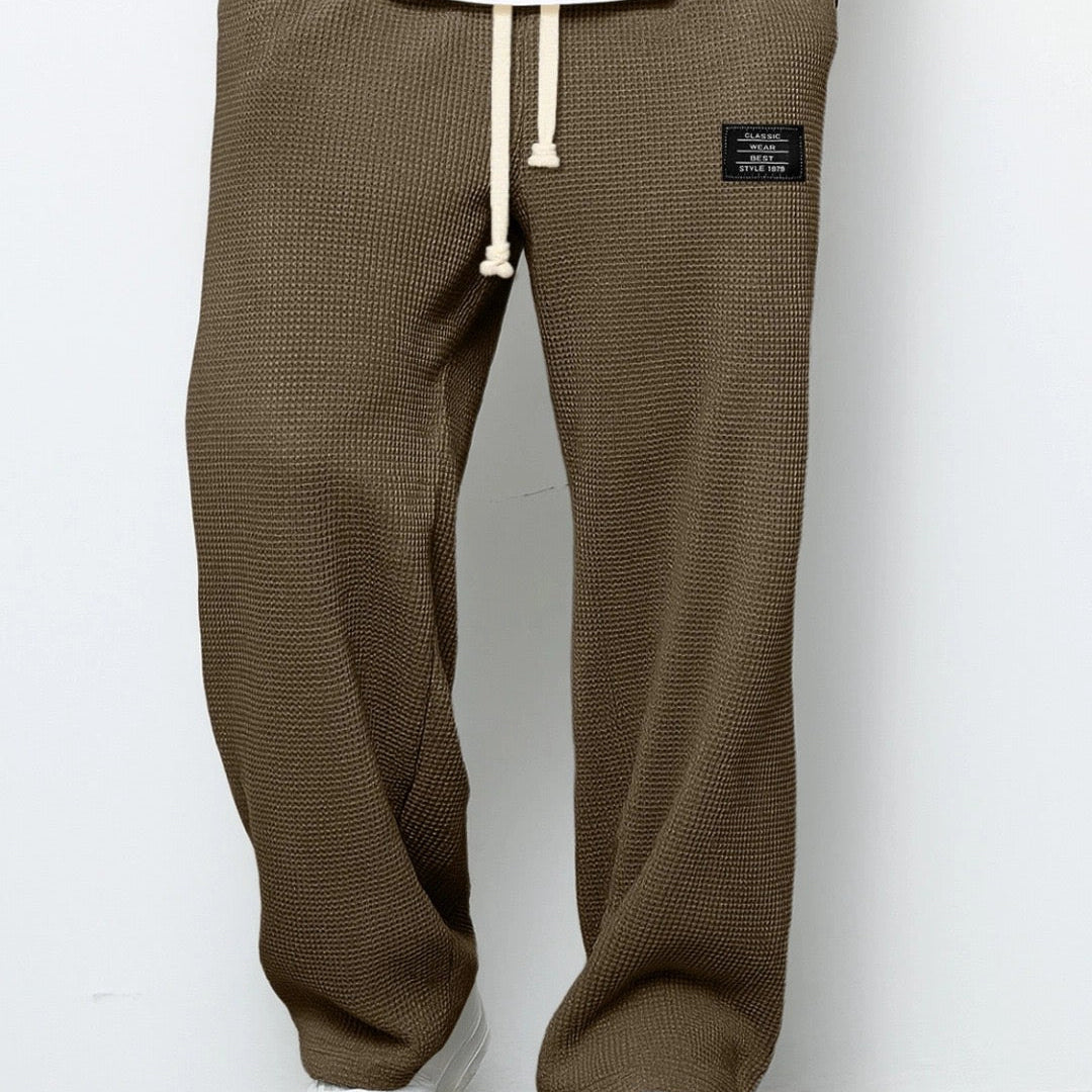 Samuel | Pantalones de pierna ancha con cintura ajustable