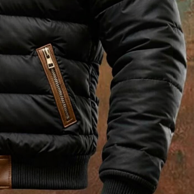 Jason | Chaqueta Acolchada Negra