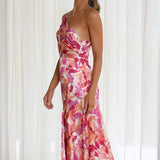 Diane | Vestido de satén floral