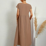 Greta™ | Elegante vestido de cuello redondo de Mujer