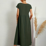 Greta™ | Elegante vestido de cuello redondo de Mujer