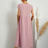 Greta™ | Elegante vestido de cuello redondo de Mujer