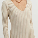 Vestido Zoe™ Elegante con escote en V
