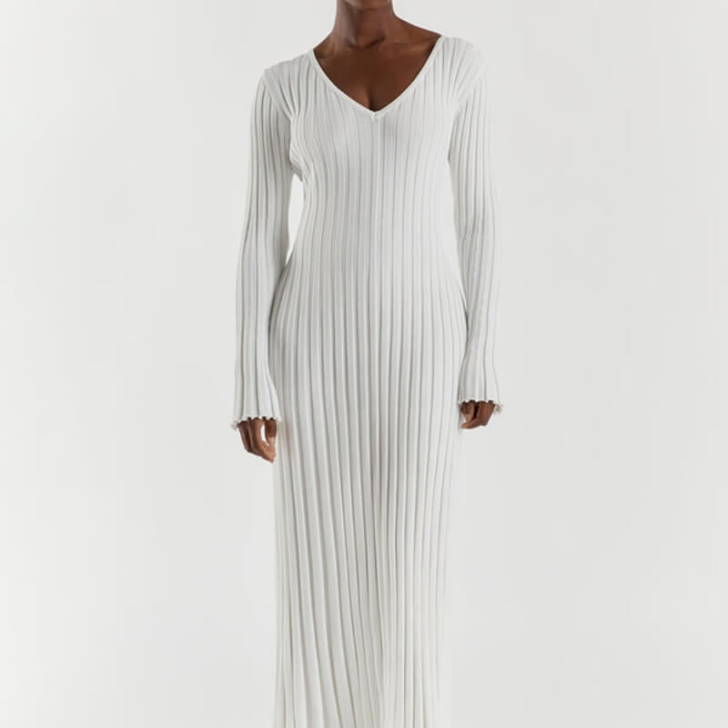 Vestido Zoe™ Elegante con escote en V