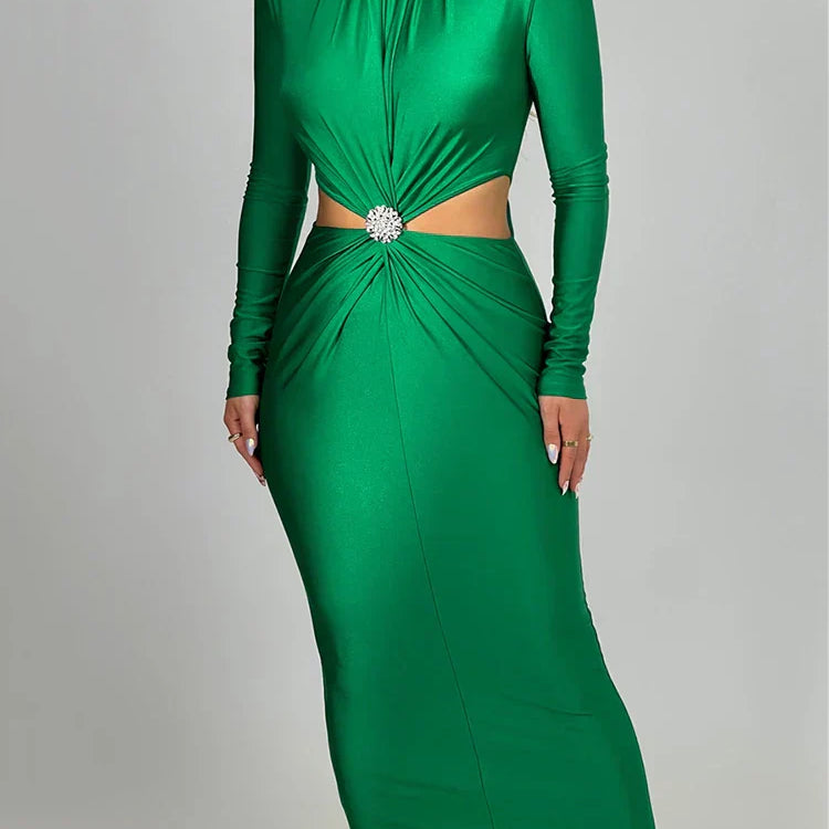 Vestido Pamela™ Elegante con Broche