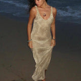 Rhea ™ hermoso vestido transparente