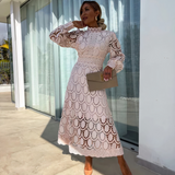 MELINA｜Vestido moderno de encaje