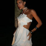Nina ™ vestido halter de flores