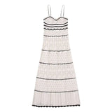 Vestido Paloma™ Blanco y Elegante de Punto