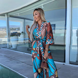 Conjunto Debby™ Estilo Kimono Colorido