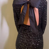 Vestido Amaranta™ Elegante, largo de Lentejuelas