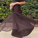 Alondra - Vestido Largo con Estampado Floral Fantasía y Escote en V para Mujer