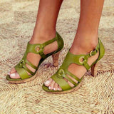 Volmena™ - Sandalias con tacón elegantes