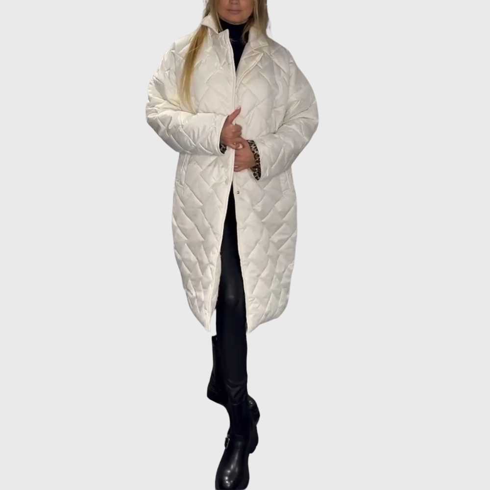 Abrigo acolchado reversible