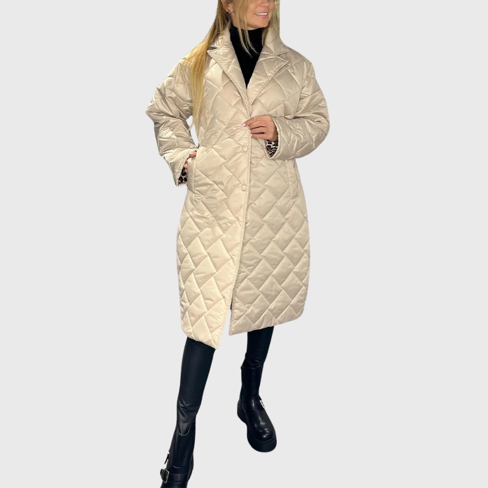 Abrigo acolchado reversible
