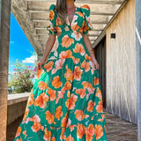 Luz - Vestido Floral Calado para Mujer