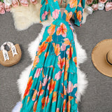 Luz - Vestido Floral Calado para Mujer