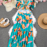Luz - Vestido Floral Calado para Mujer