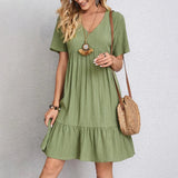 Natacha™ | Vestido fluido y favorecedor con textura plisada