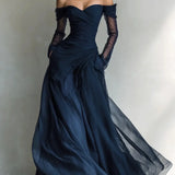 Eleonora • Vestido largo con hombros descubiertos para Mujer