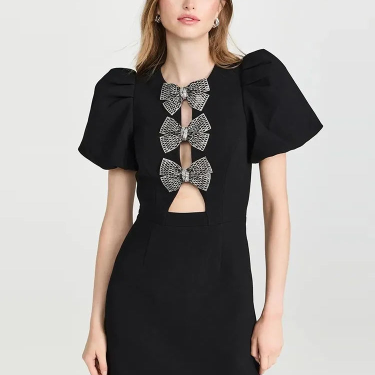 Vestido Libi™ Corto con Detalles de Corazón