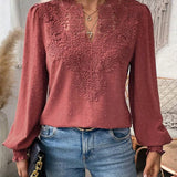 Clementine - Blusa elegante con escote en V