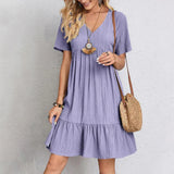 Natacha™ | Vestido fluido y favorecedor con textura plisada