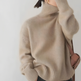 Sophia - Jersey de cachemira de cuello alto
