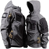Chamarra táctica militar impermeable para hombre