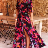 Dione™ Vestido largo con cinturón primavera/verano (Edición Limitada)