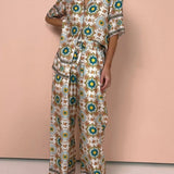 Conjunto Olivia™ Cómodo con Estampado Mosaico