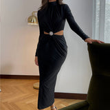 Vestido Pamela™ Elegante con Broche