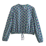 Conjunto Felicia™ Versátil con Estampado Azul