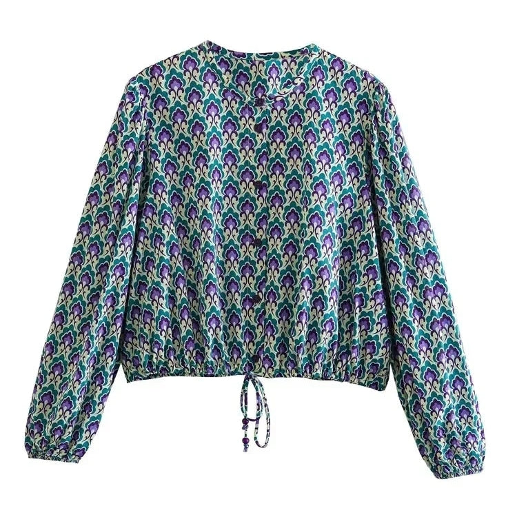Conjunto Felicia™ Versátil con Estampado Azul