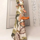 Sienna ™ vestido estampado hueco