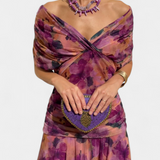 Magda™ | Vestido largo de flores con escote en V