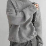 Sophia - Jersey de cachemira de cuello alto
