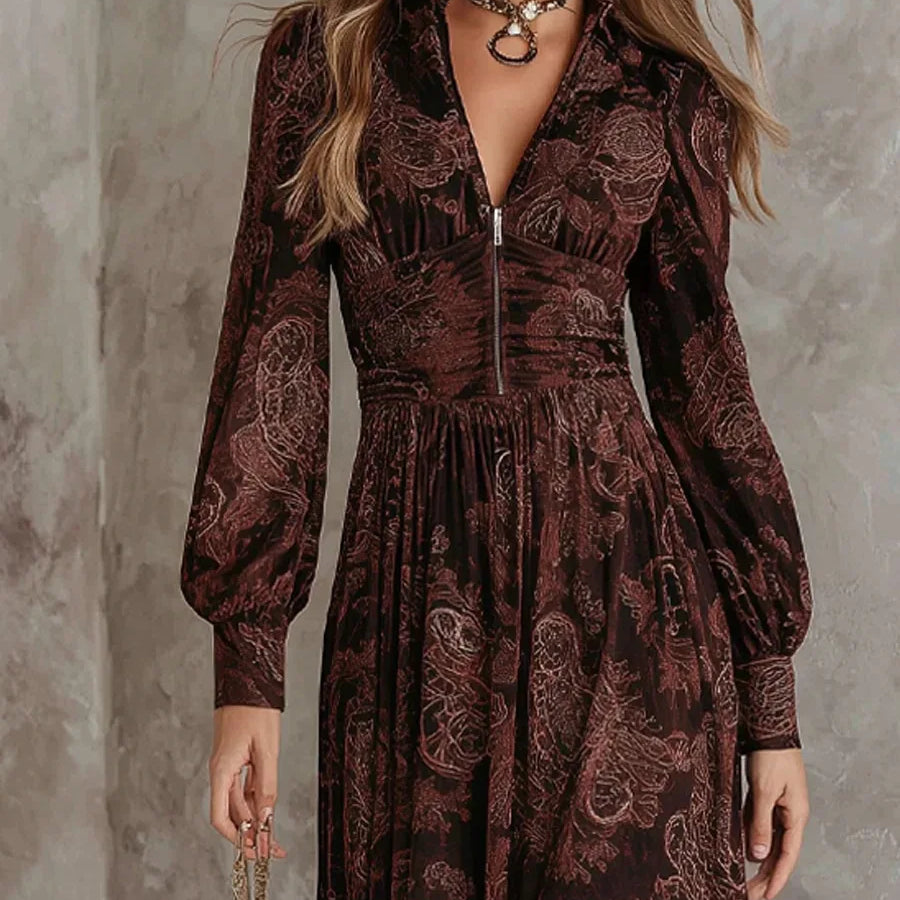 Cloe | Vestido largo vintage para Mujer