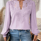 Clementine - Blusa elegante con escote en V