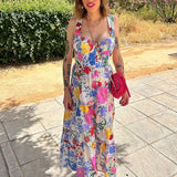 Toya ™ vestido de flores de colores