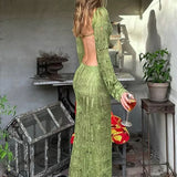 Maxine ™ vestido de punto sin espalda